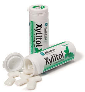 MIRADENT Xylitol Spearmint Gum 30