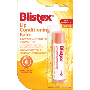 Lip Balms: Blistex Lip Cond. Balm Spf30 4.25g