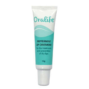 Lip Balms: Oralife Peppermint Ointment 15g