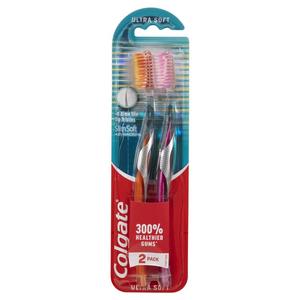 Toothbrushes: COLGATE Toothbrush Slim Soft Advanced 2pk