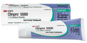 Toothpastes And Whitening: 3M™ Clinpro™ 5000 1.1% Sodium Fluoride Anti-Cavity Toothpaste