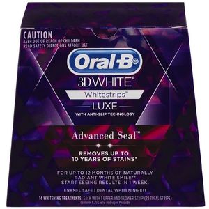 Toothpastes And Whitening: Oral B Luxe Adv. Seal Wh Strips14Pk