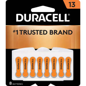 Batteries: Duracell Easy Tab (13Hpx8)