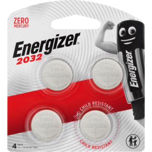 Batteries: Energizer Coin Ring 2032 4Pk