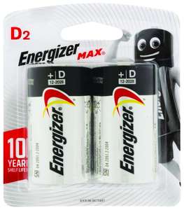 Energizer E95Bp2 D 2Pk
