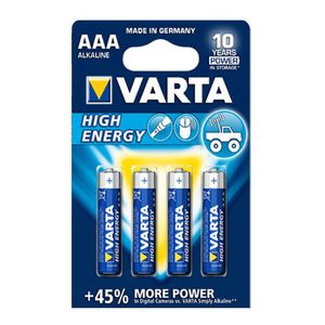 Batteries: Battery Varta Hi-Ene Rgy Aaa 4
