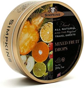 Simpkins Sweets Mixed Fruit - 200g For Sweet Cravings on-the-go.