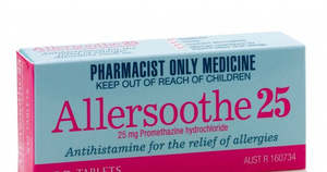 Antihistamines: Allersoothe 25mg Tablets 100