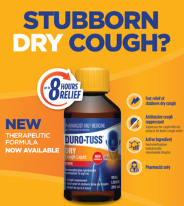 Cough Medicines: Duro-Tuss Dry Cough Liquid Forte 200ml