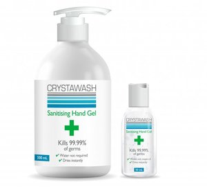 Sanitising: Crystawash Hand Sanitiser Gel 50ml