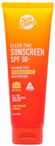Sun Zapper Clear Zinc Sunscreen SPF50+ 100ml