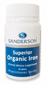 Sanderson Superior Organic Iron 30s