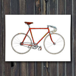 Vintage Cycling: Raleigh Print