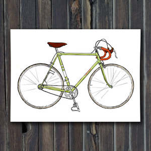 Vintage Cycling: Legnano Print
