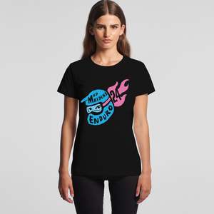 Womens T Shirts: Mud Maidens 2024 Enduro Womens Short Sleeve T