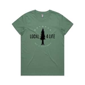 Womens T Shirts: Womens Local 4Life T
