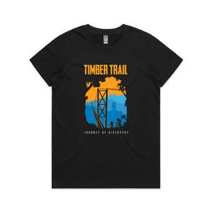 Womens T Shirts: Womens Timber Trail T