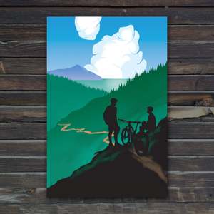 Resting on a Ridge Art on Canvas