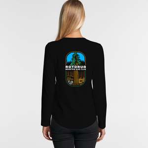 Rotorua Mtb Club: Rotorua MTB Club Womens Long Sleeve T