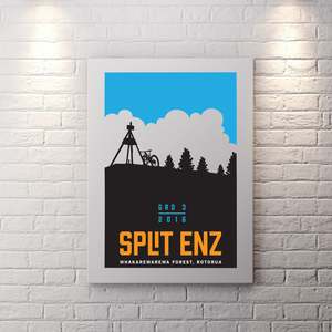 Riderotorua: Split Enz Canvas