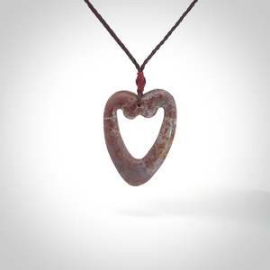 Red Jasper Stone: JASPER HEART