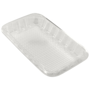 85 Liquid Lock PET Clear Meat Tray, 200mm x 125mm x 30mm (700)