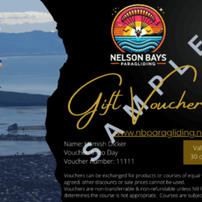 Popular and Sales - Nelson Bays Paragliding: Nelson Bays Paragliding E-Voucher