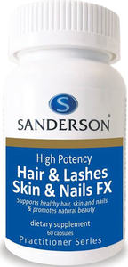 Sanderson Hair & Lashes, Skin & Nails FX Capsules 60