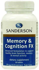 Sanderson: Sanderson Memory & Cognition FX Tablets 60