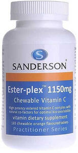Sanderson: Sanderson Ester-Plex 1150mg Orange Chewable Tablets 165