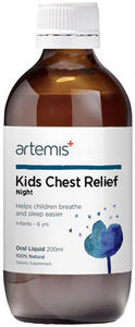 Artemis: Artemis Kids Chest Relief Night Oral Liquid 200ml