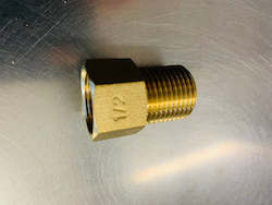 Brass Fittings: [2223] Brass male/female socket --35mm long