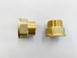 Brass Fittings: [216] Brass Male20mm/ Female 20mm Socket