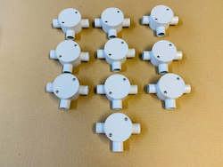 electrical: [E719] Electrical 3 way box 25mm  ( 10 boxes)