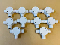 Promotion: [E718] Electrical 3 way box 20mm  ( 10 boxes)