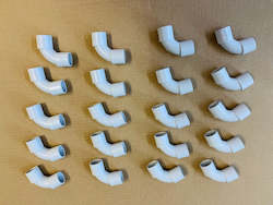 Promotion: [E715] Electrical  25mm x 90  bend ( 20 bends)