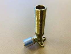 Pb: [1142]  Brass wingback Male (95mm long)