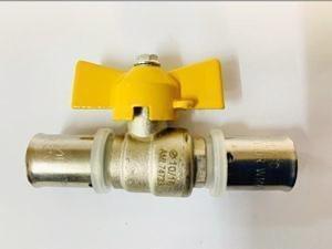 Pex Fittings And Pipes: [GVL1002] Gas Inline Ball Valve 16mm