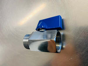 [2724] Mini ball valve --male / female x 10