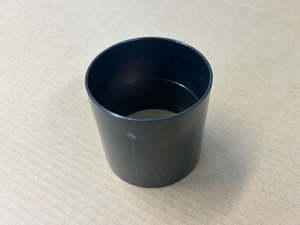 Pvc Gutter Spouting: [DPF1022] Downpipe Coupling 80mm Black