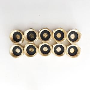 Brass Fitting: [BRF1026] Brass End Caps (Male) x10 Pack