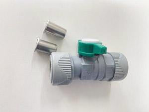 Pb Fittings Push Type: [468] Inline ball valve 15mm