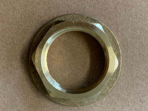 Brass Fitting: [BRF1022] Brass Back Nut