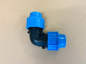 Main Pipe Bluepipes: [MDP1015] MDPE Elbow 20mm