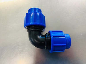 Main Pipe Bluepipes: [MDP1003] MDPE Elbow 25mm