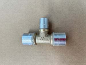 [CRP1051] PB Crimp Brass Reducer Tee (20x15x20mm) x10 Pack