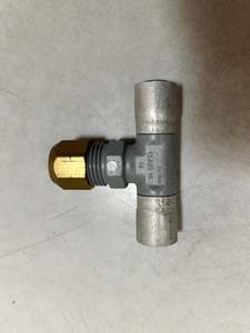 Pipes Fittings: [CRP1050] PB Crimp Tee PB To Copper 15mm (PB x Copper x PB)