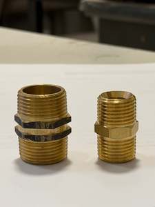 [BRF1006] Brass Hex Nipple