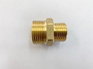 Brass Fittings: [BRF1003] Brass Reducing Nipple (Male/Male)
