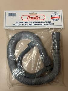 Hot Water Systems: [FLX1013] Extendable Washing Machine Outlet Hose & Support Bracket